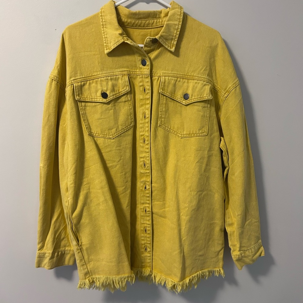 Yellow Denim Jacket